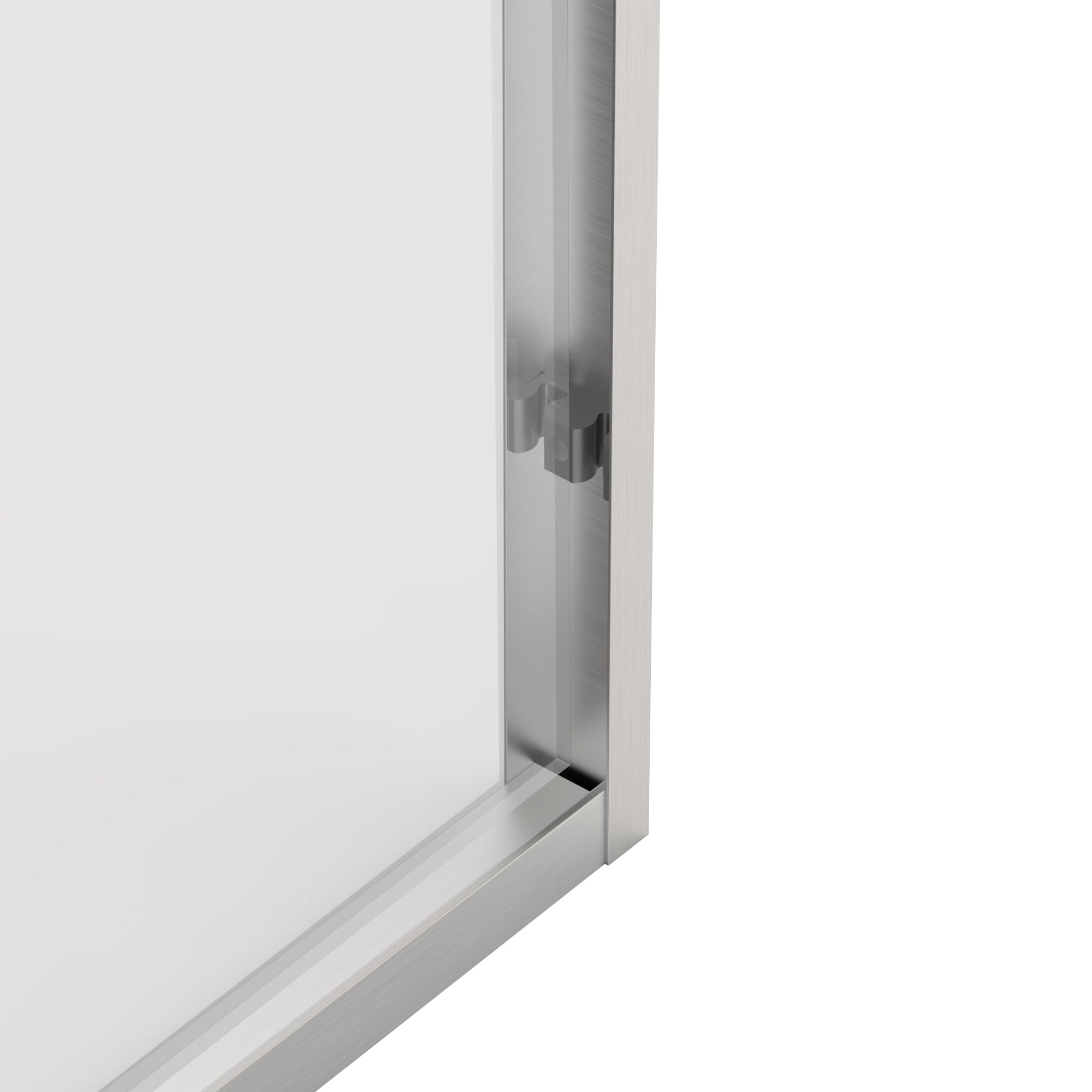 THEO 60" x 72" Bypass Shower Door – Brushed Nickel