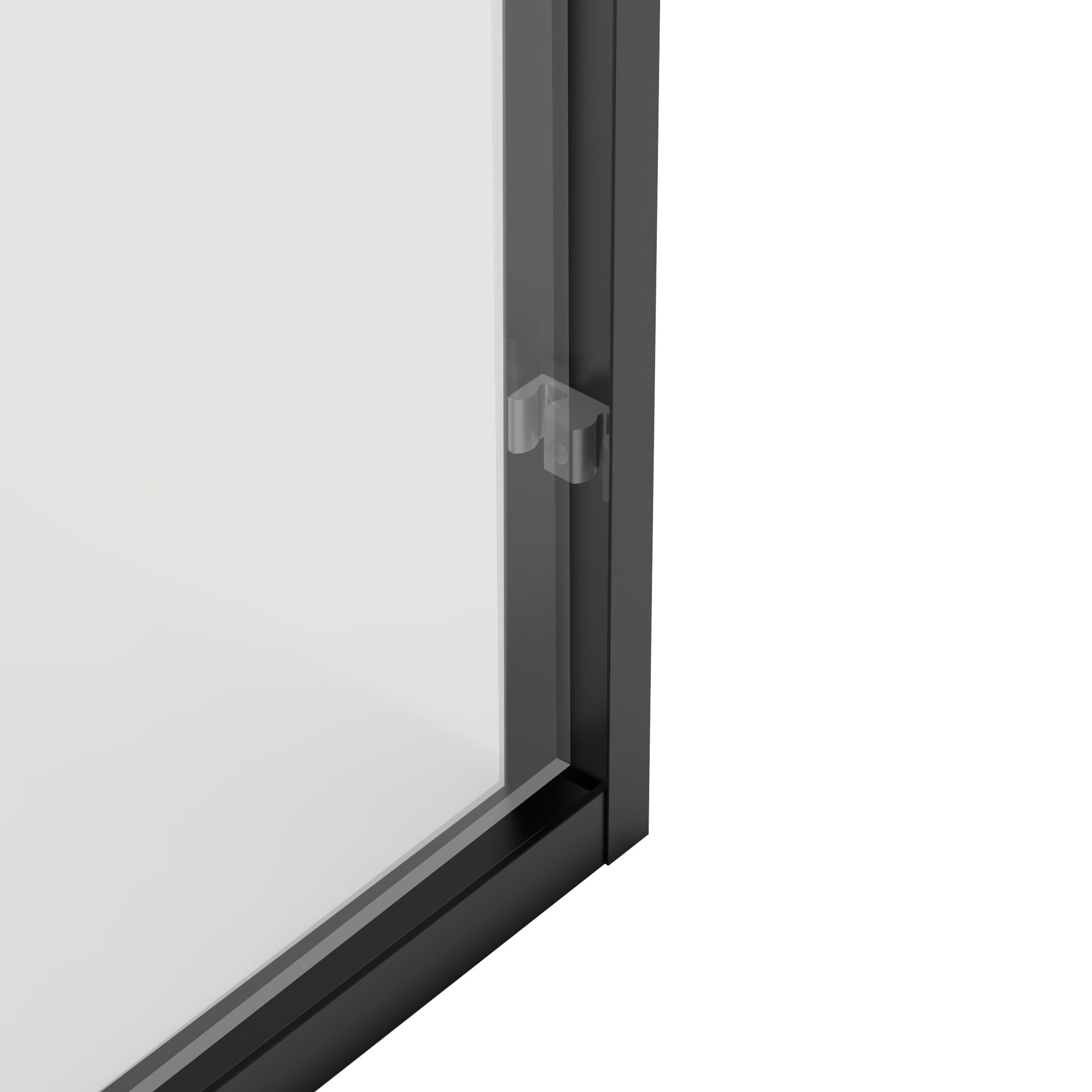 THEO 60" x 72" Bypass Shower Door – Matte Black