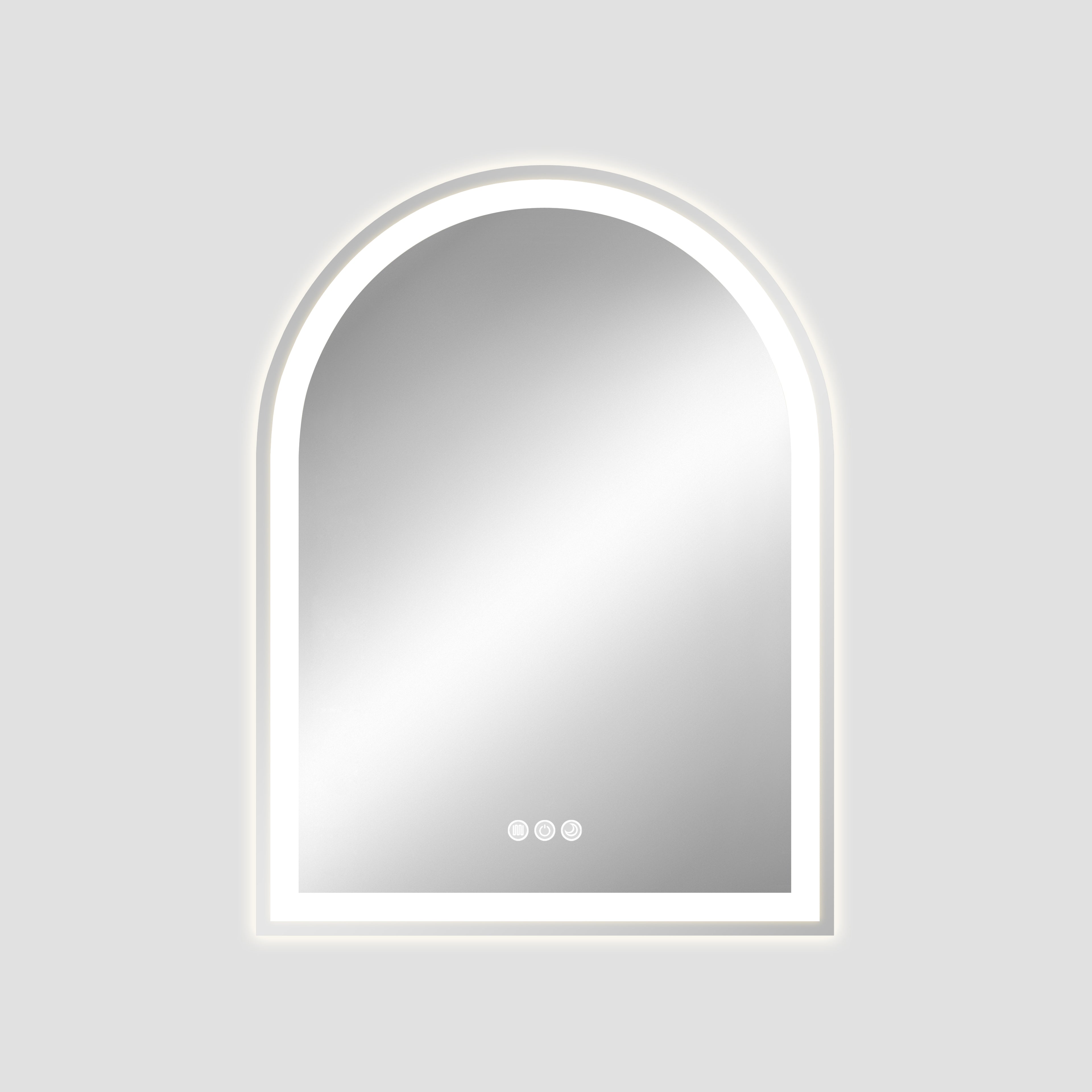 LUCIA 24" x 32" Arch Framed LED Mirror