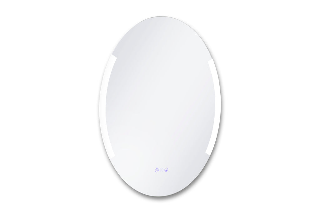 Round white device on a white background