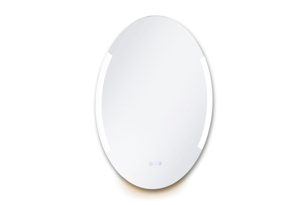 Round white device on a white background