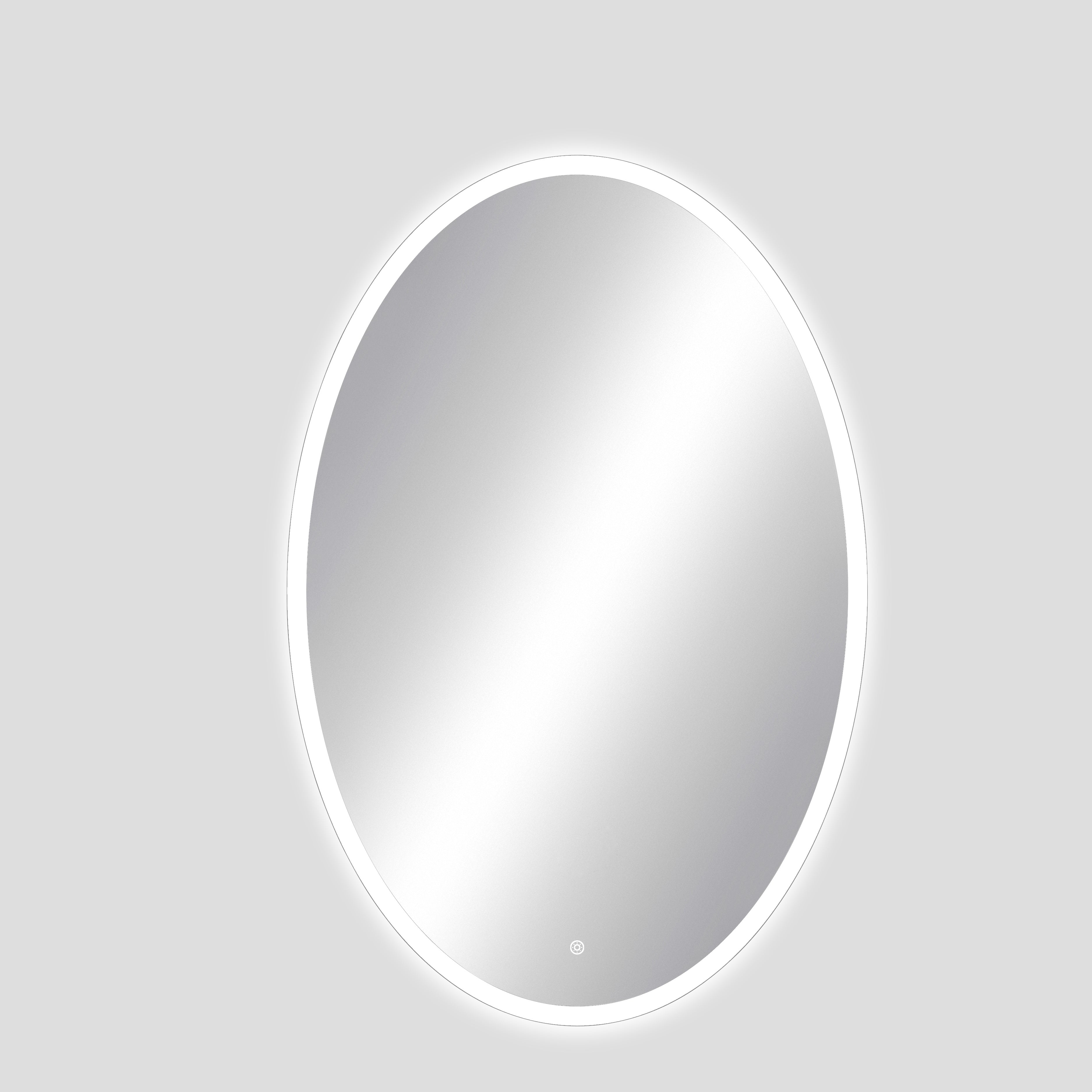 CONNOR 24" x 32" Oval Frameless LED Mirror