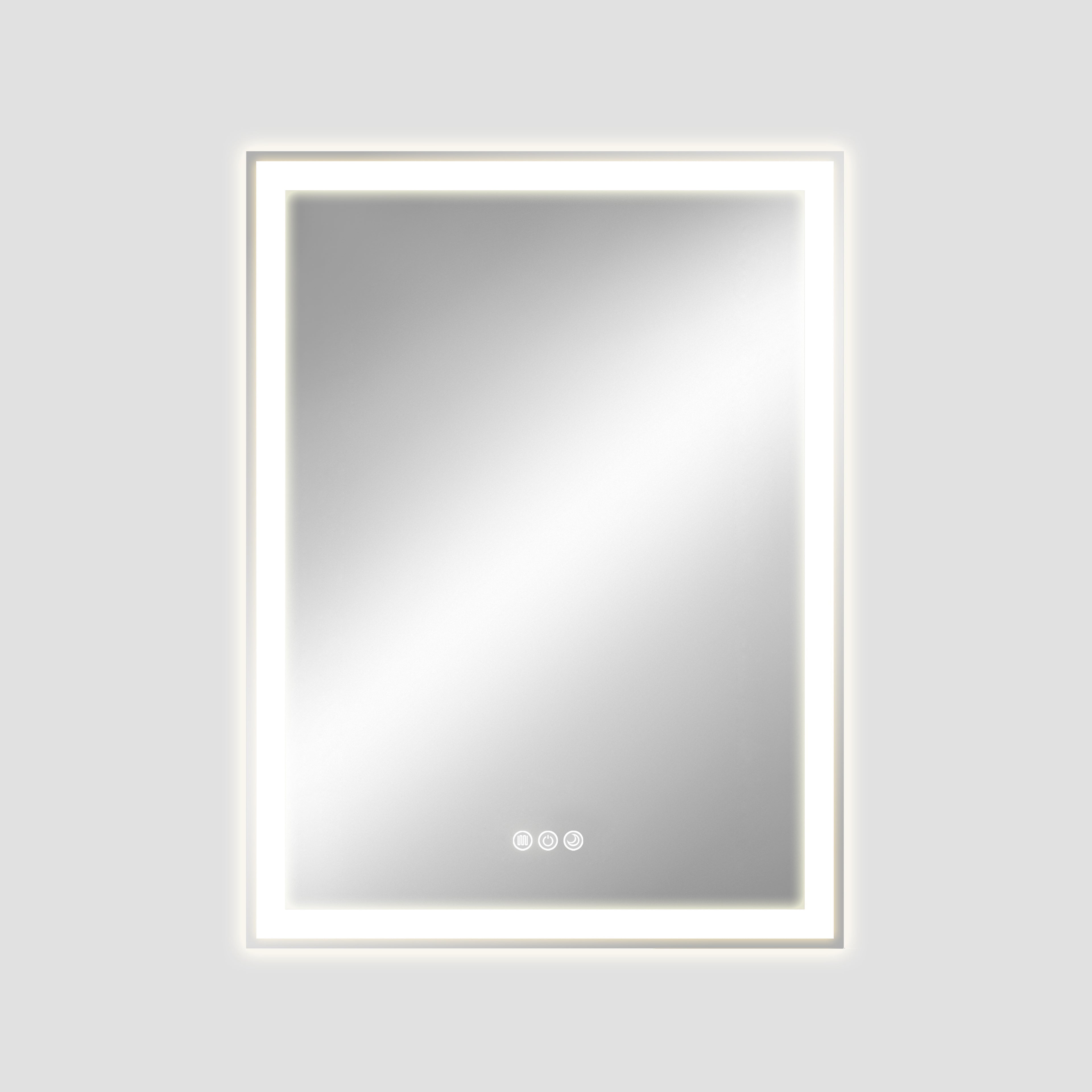 LUCIA 24" x 32" Rectangular Framed LED Mirror